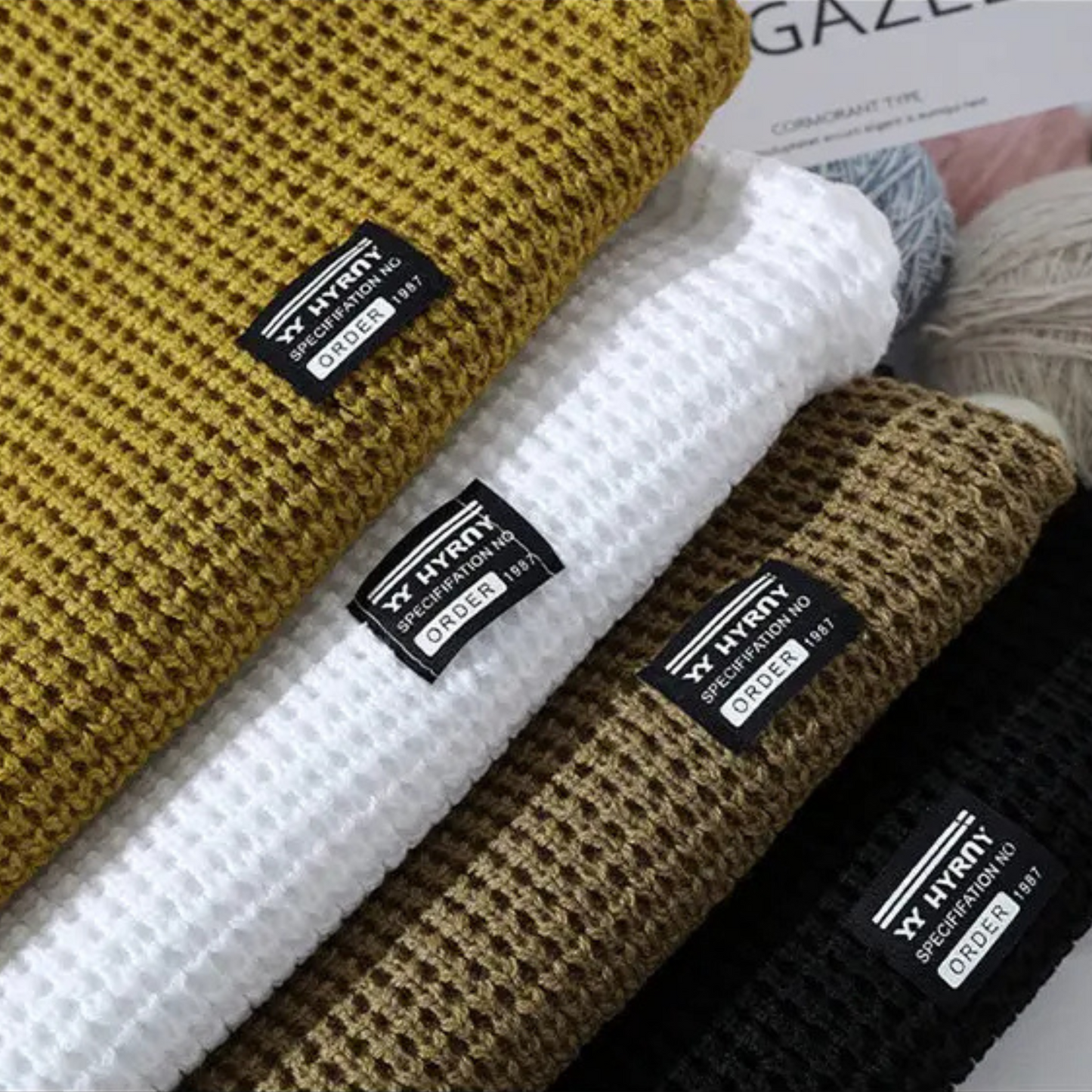 Luna Moda | Sweter premium w stylu plastra miodu