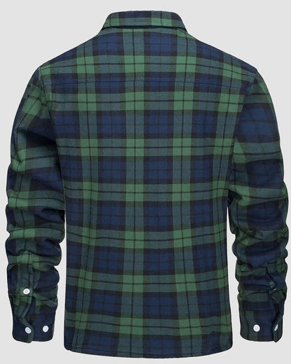 Luna Moda | Ciepła pikowana koszula overshirt